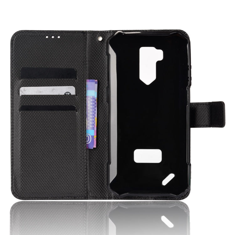 For Ulefone Armor X9 Diamond Texture Leather Phone Case(Black)