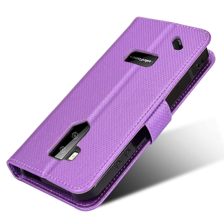 For Ulefone Armor X9 Diamond Texture Leather Phone Case(Purple)