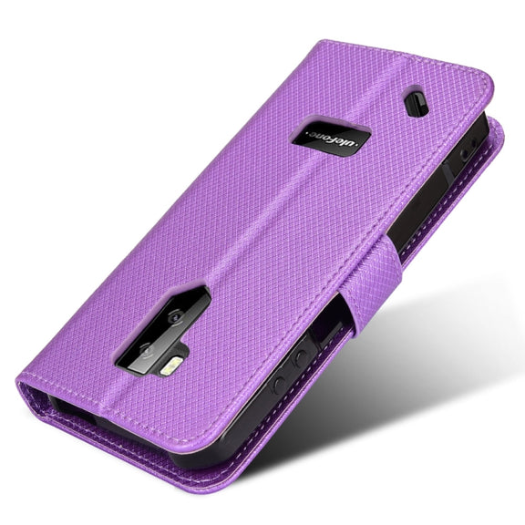 For Ulefone Armor X9 Diamond Texture Leather Phone Case(Purple)