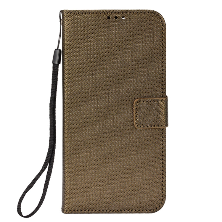 For Ulefone Armor X9 Diamond Texture Leather Phone Case(Brown)