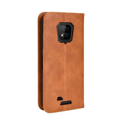 For Ulefone Armor 8 Magnetic Buckle Retro Texture Leather Phone Case(Brown)