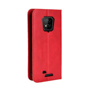 For Ulefone Armor 8 Magnetic Buckle Retro Texture Leather Phone Case(Red)