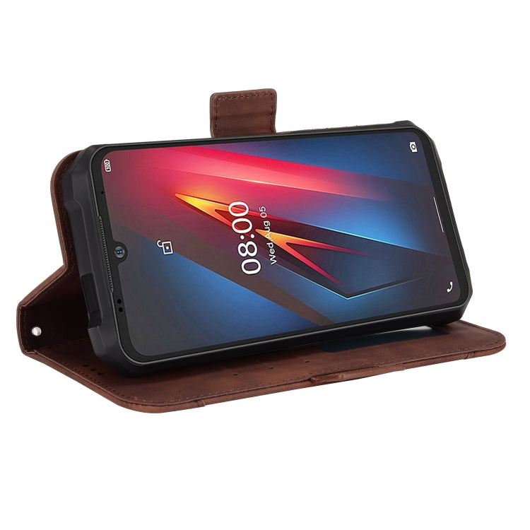 For Ulefone Armor 8 Skin Feel Calf Pattern Leather Phone Case(Brown)