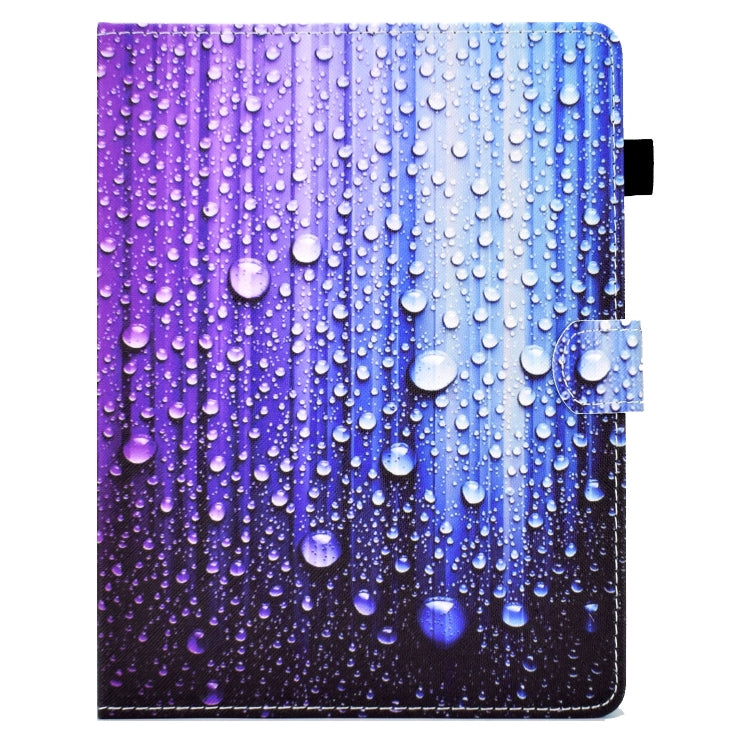 For 10 inch Tablet Electric Pressed TPU Leather Tablet Case(Water Droplets)