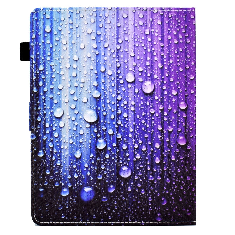 For 10 inch Tablet Electric Pressed TPU Leather Tablet Case(Water Droplets)