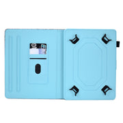 For 10 inch Tablet Electric Pressed TPU Leather Tablet Case(Star Cat)