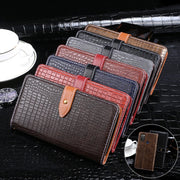 For TCL 20Y idewei Crocodile Texture Horizontal Flip Leather Phone Case(Black)