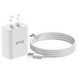 IVON AD-33 2 in 1 2.1A Single USB Port Travel Charger + 1m USB to Micro USB Data Cable Set, US Plug(White) - free shipping - PMC TechLife - Order now!