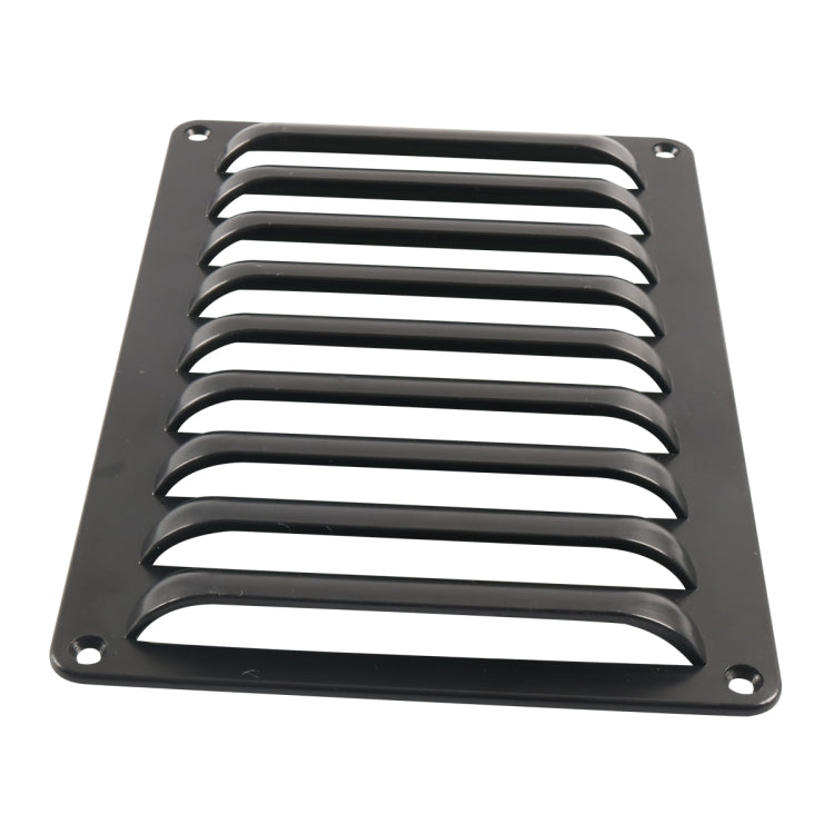 A6786 214x149mm RV / Bus Grille Vent Panel with Screws(Black)