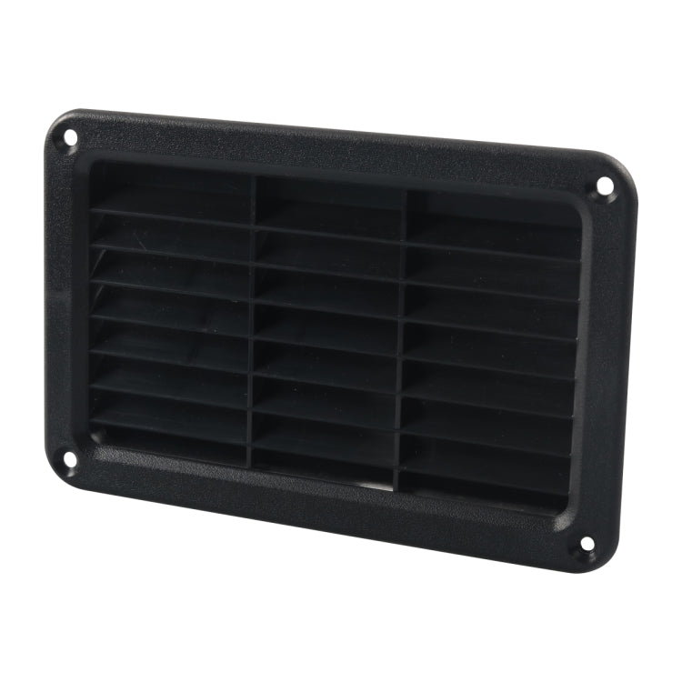 A6789 193x122mm RV / Bus Oblique Louver Outlet Panel with Screws(Black)