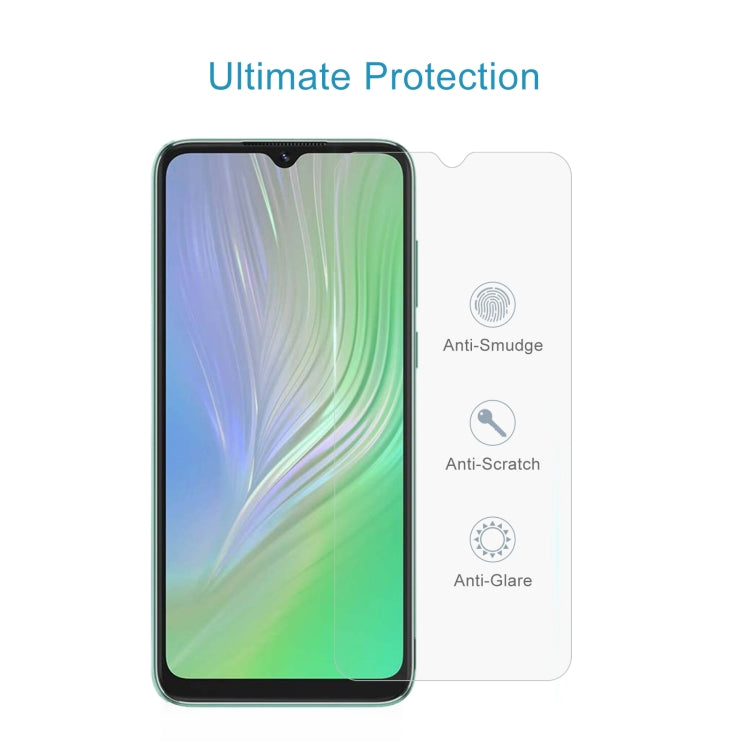 50 PCS 0.26mm 9H 2.5D Tempered Glass Film For Blackview A55 Pro