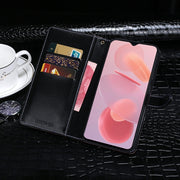 For Ulefone Note 12P idewei Crocodile Texture Horizontal Flip Phone Leather Phone Case(Black)