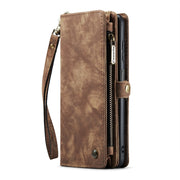 For Samsung Galaxy A13 5G CaseMe-008 Detachable Multifunctional Horizontal Flip Leather Case(Brown)
