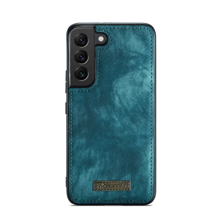 For Samsung Galaxy S22+ 5G CaseMe-008 Detachable Multifunctional Horizontal Flip Leather Case(Green)