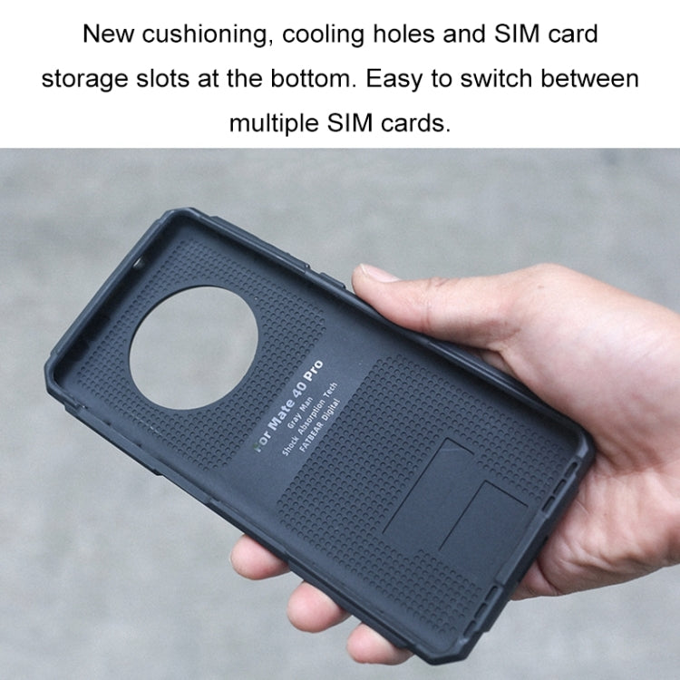 For Huawei Mate 40 Pro FATBEAR Graphene Cooling Shockproof Case(Black)
