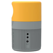 T400 100 inch Screen 3000 Lumens LED Mini Projector, Plug Type:EU Plug(Grey Yellow)