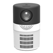 T400 100 inch Screen 3000 Lumens LED Mini Projector, Plug Type:EU Plug(Black White)