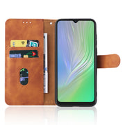 For Blackview A55 Skin Feel Magnetic Buckle Leather Phone Case(Brown)