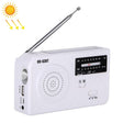 RD-638T Two-band Solar Powered AM / FM Radio Player Flashlight with Dynamo Function(White) - Radio Player by PMC TechLife | Online Shopping South Africa | PMC TechLife | Buy Now Pay Later Mobicred