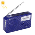 RD-638T Two-band Solar Powered AM / FM Radio Player Flashlight with Dynamo Function(Blue) - Radio Player by PMC TechLife | Online Shopping South Africa | PMC TechLife | Buy Now Pay Later Mobicred