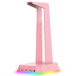 ONIKUMA ST-2 RGB Lighting Headset Holder Stand(Pink) - Headset Stand by ONIKUMA | Online Shopping South Africa | PMC TechLife | Buy Now Pay Later Mobicred