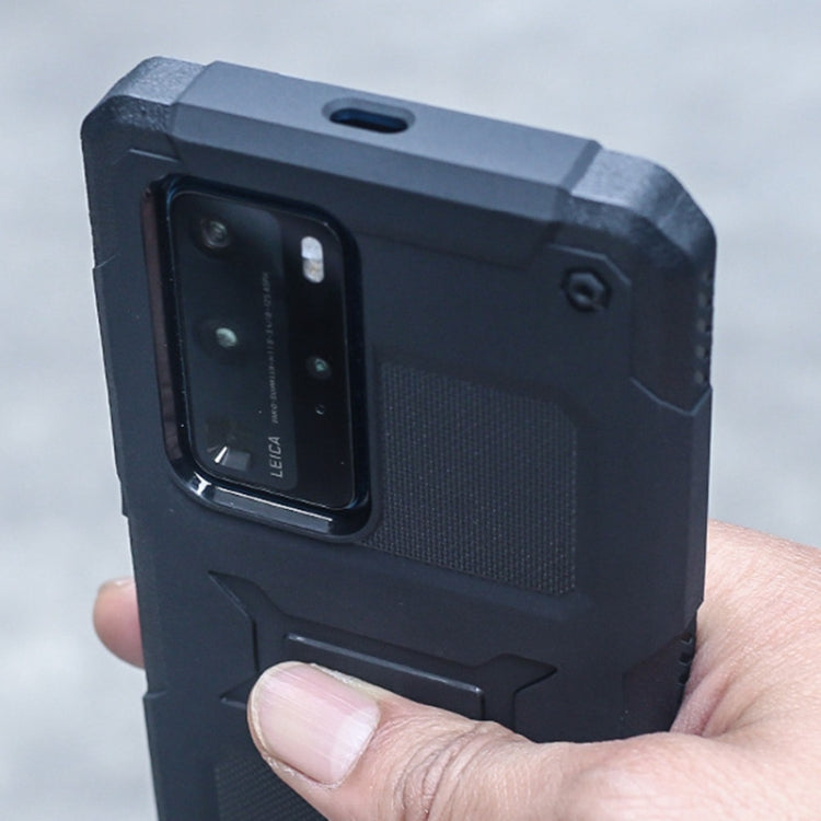 For Huawei P40 FATBEAR Armor Shockproof Cooling Phone Case(Black)