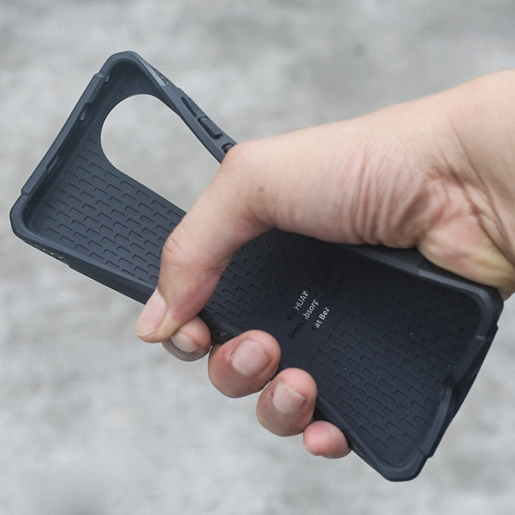 For Huawei P50 FATBEAR Armor Shockproof Cooling Phone Case(Black)