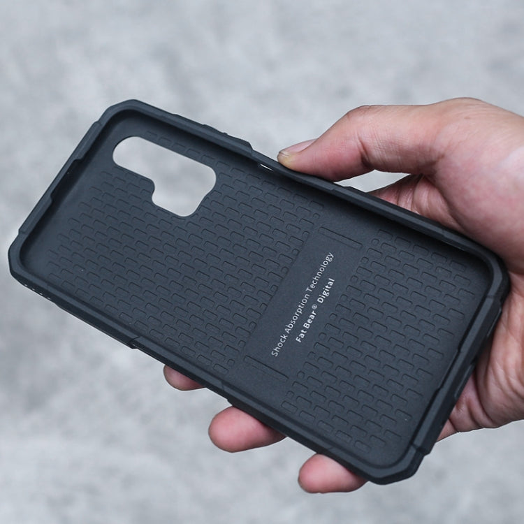 For Honor 20 / 20S / Huawei Nova 5T FATBEAR Armor Shockproof Cooling Phone Case(Black)