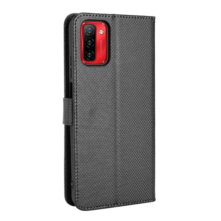 For Ulefone Note 12P Diamond Texture Leather Phone Case(Black)