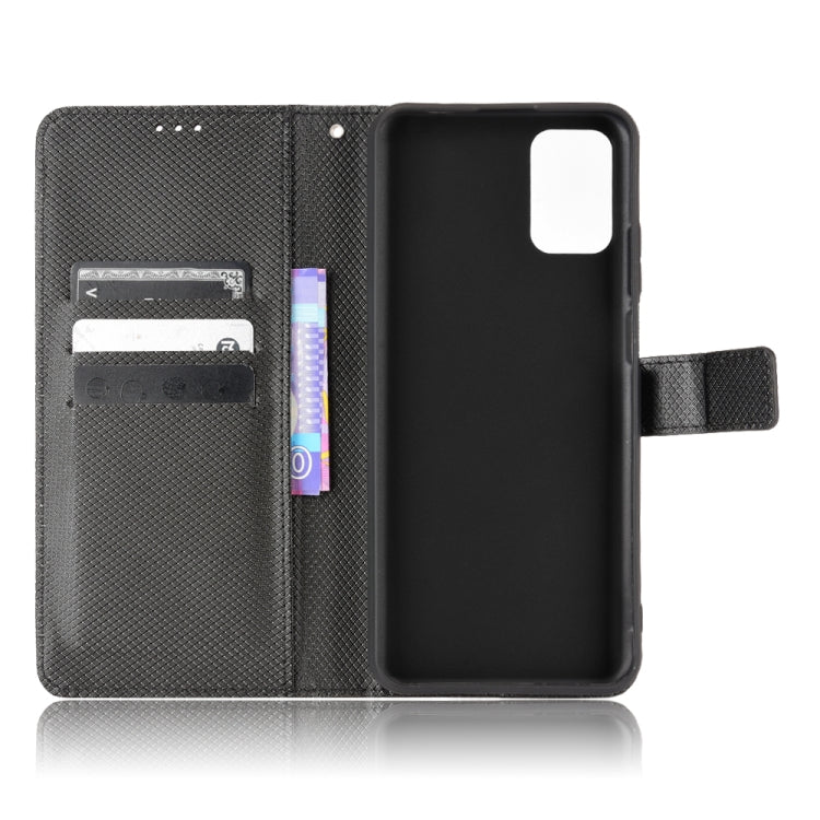 For Ulefone Note 12P Diamond Texture Leather Phone Case(Black)