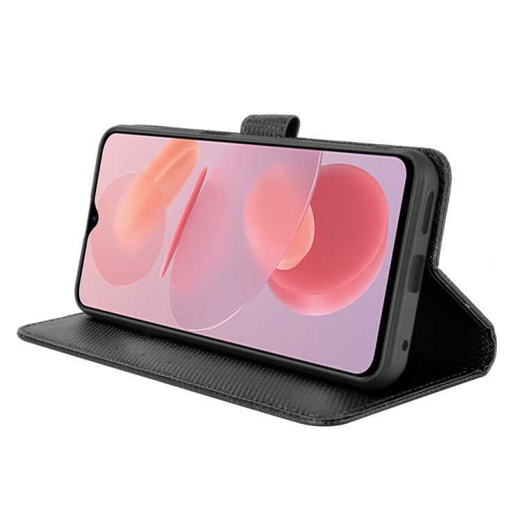 For Ulefone Note 12P Diamond Texture Leather Phone Case(Black)