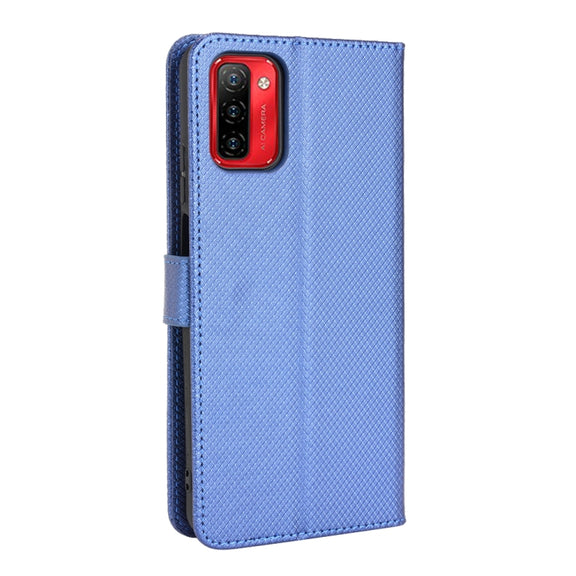 For Ulefone Note 12P Diamond Texture Leather Phone Case(Blue)
