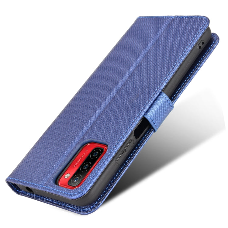 For Ulefone Note 12P Diamond Texture Leather Phone Case(Blue)