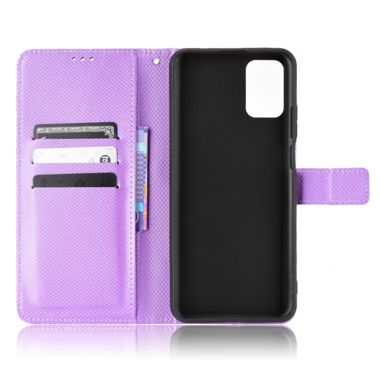 For Ulefone Note 12P Diamond Texture Leather Phone Case(Purple)
