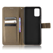 For Ulefone Note 12P Diamond Texture Leather Phone Case(Brown)