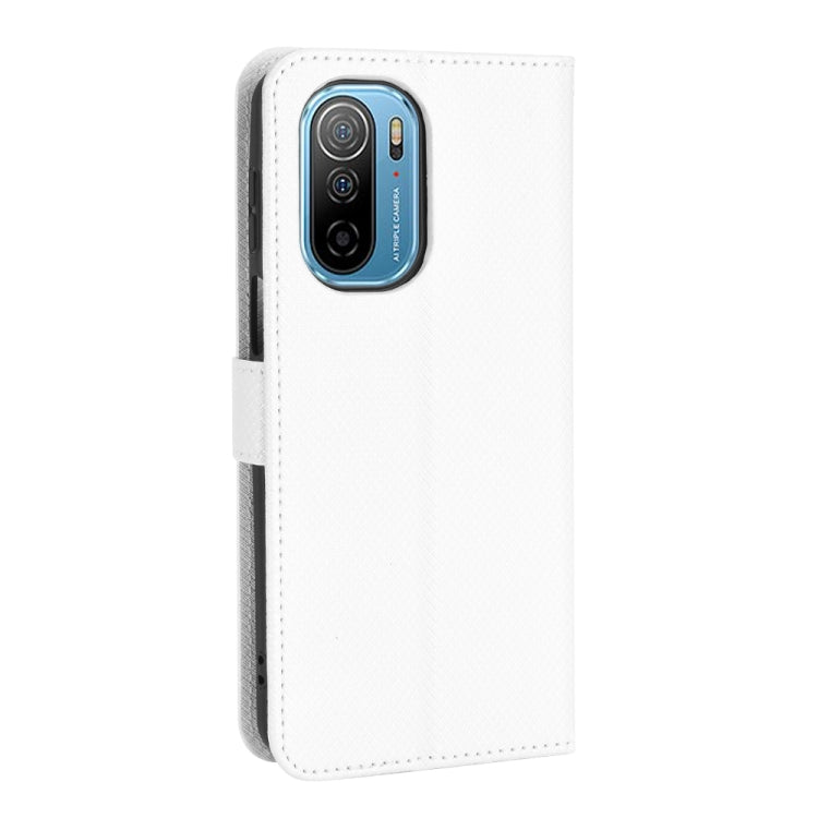 For Ulefone Note 13P Diamond Texture Leather Phone Case(White)