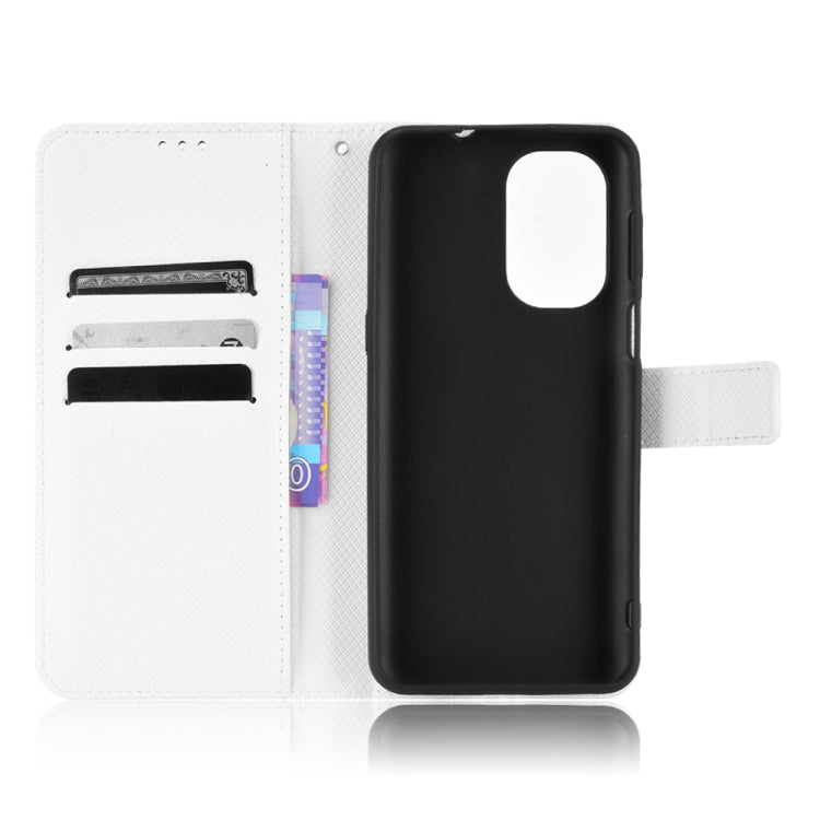 For Ulefone Note 13P Diamond Texture Leather Phone Case(White)