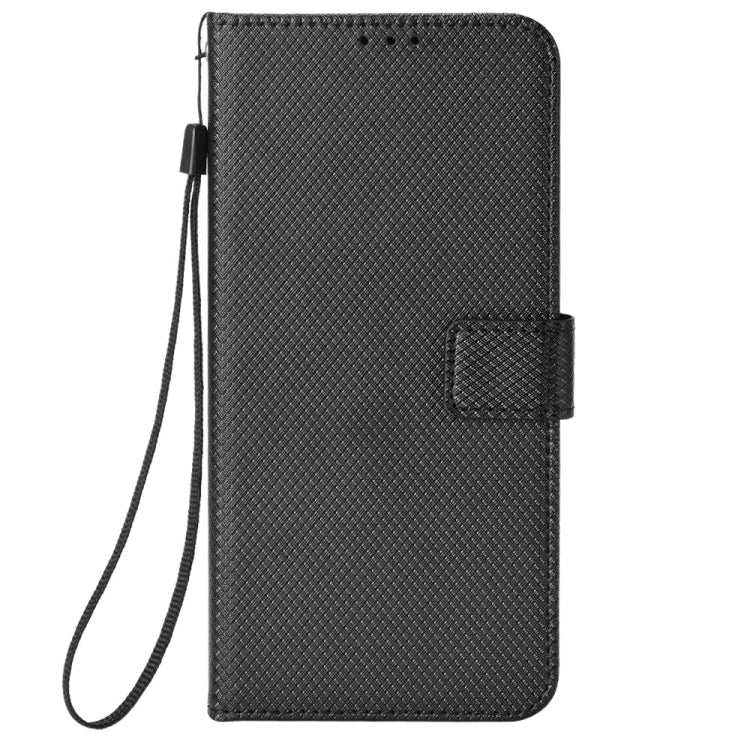 For Ulefone Note 13P Diamond Texture Leather Phone Case(Black)