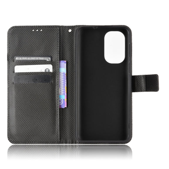 For Ulefone Note 13P Diamond Texture Leather Phone Case(Black)