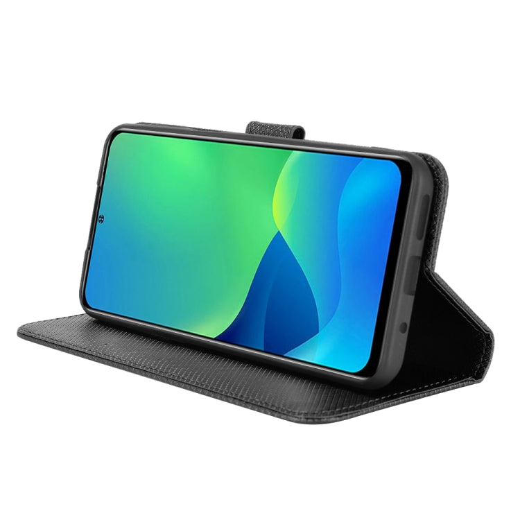 For Ulefone Note 13P Diamond Texture Leather Phone Case(Black)