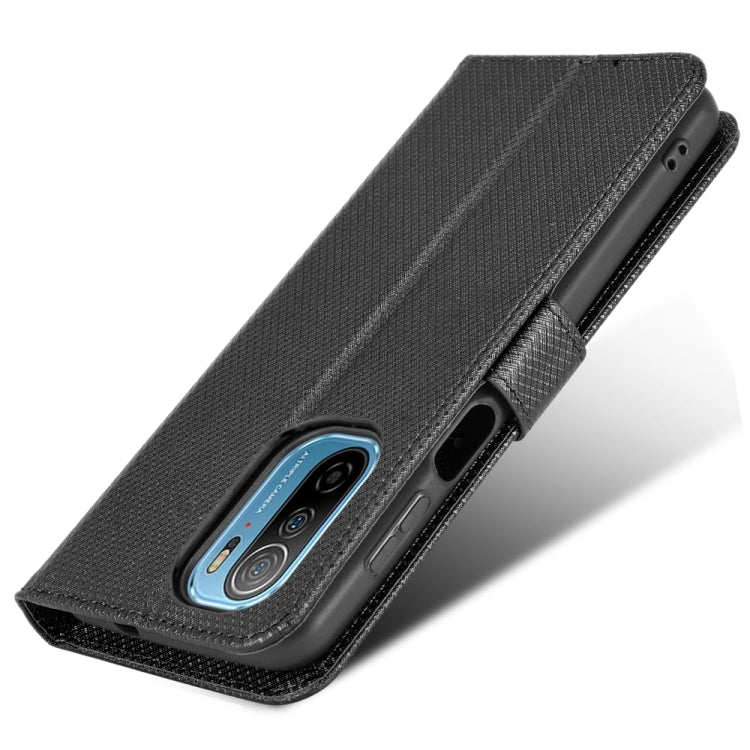For Ulefone Note 13P Diamond Texture Leather Phone Case(Black)