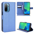 For Ulefone Note 13P Diamond Texture Leather Phone Case(Blue) - free shipping - PMC Jewellery - Order now!