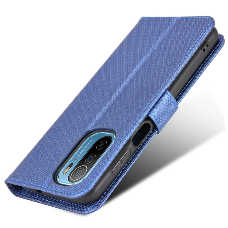 For Ulefone Note 13P Diamond Texture Leather Phone Case(Blue)
