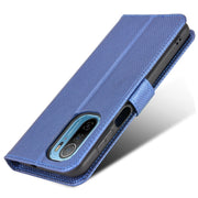 For Ulefone Note 13P Diamond Texture Leather Phone Case(Blue)