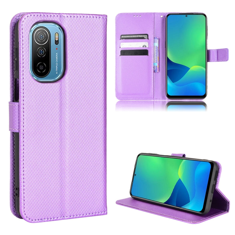 For Ulefone Note 13P Diamond Texture Leather Phone Case(Purple)