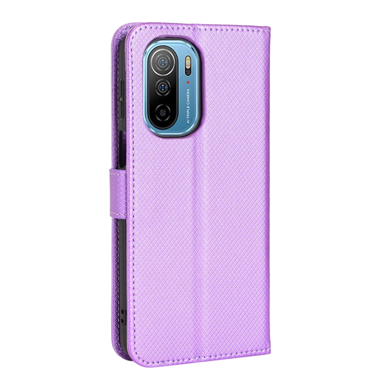 For Ulefone Note 13P Diamond Texture Leather Phone Case(Purple)