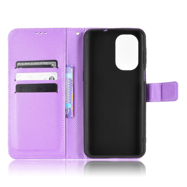 For Ulefone Note 13P Diamond Texture Leather Phone Case(Purple)