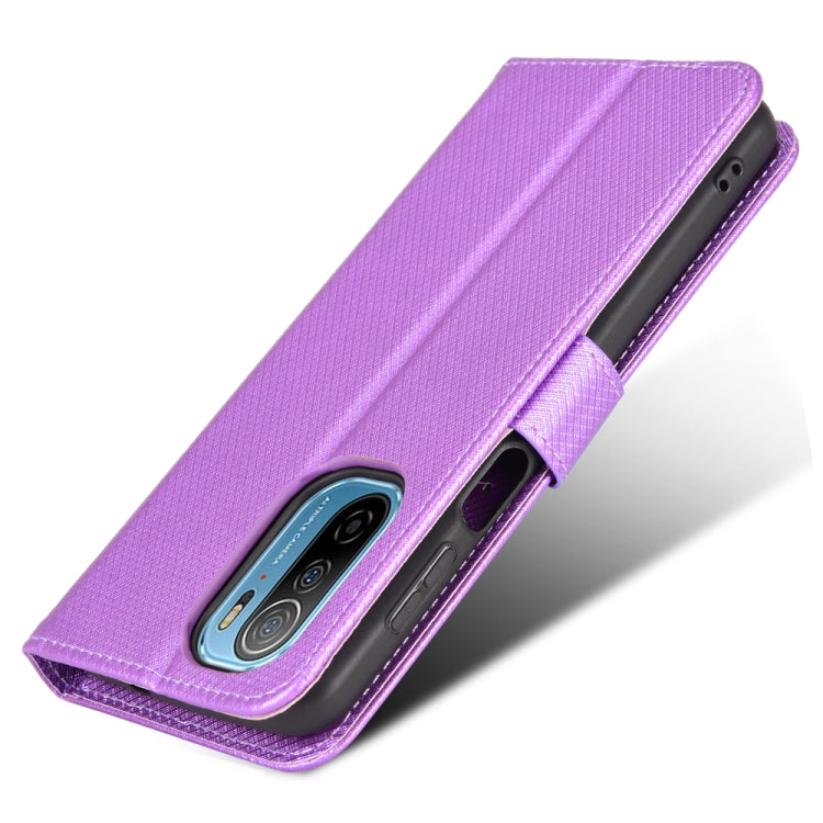 For Ulefone Note 13P Diamond Texture Leather Phone Case(Purple)