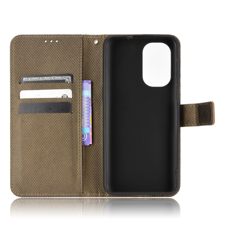 For Ulefone Note 13P Diamond Texture Leather Phone Case(Brown)