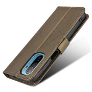 For Ulefone Note 13P Diamond Texture Leather Phone Case(Brown)